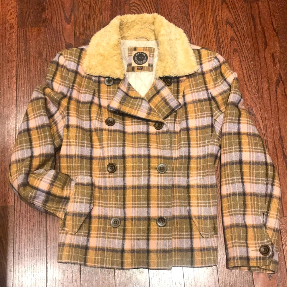 Giacca pastel plaid jacket